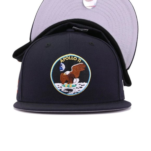 New Era Houston Astros Apollo 11 Turn Back the Clock 59fifty 5950 7 1/4 Hat Cap - Picture 1 of 6